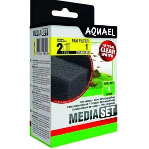 AQUAEL Fan Filter 1 Standard Sponge Media Set - 2 pcs - 5905546198240