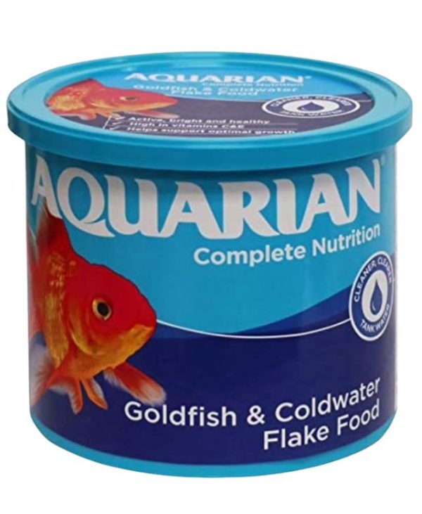 AQUARIAN Complete Nutrition Goldfish Food Flakes 200g - 5010394996709