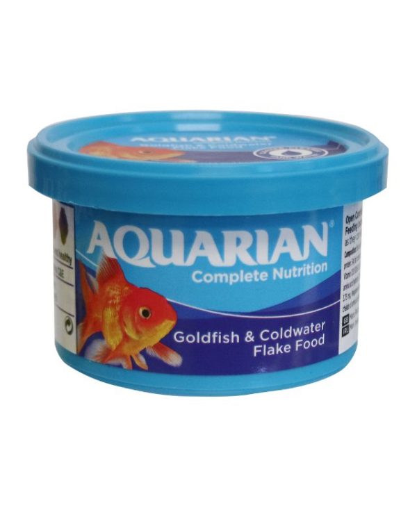 AQUARIAN Goldfish & Coldwater Flake Food - 50g - 5010394996716