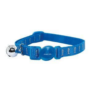 Ancol Reflective Fish Blue Cat Collar 20-30cm- 5016646672278