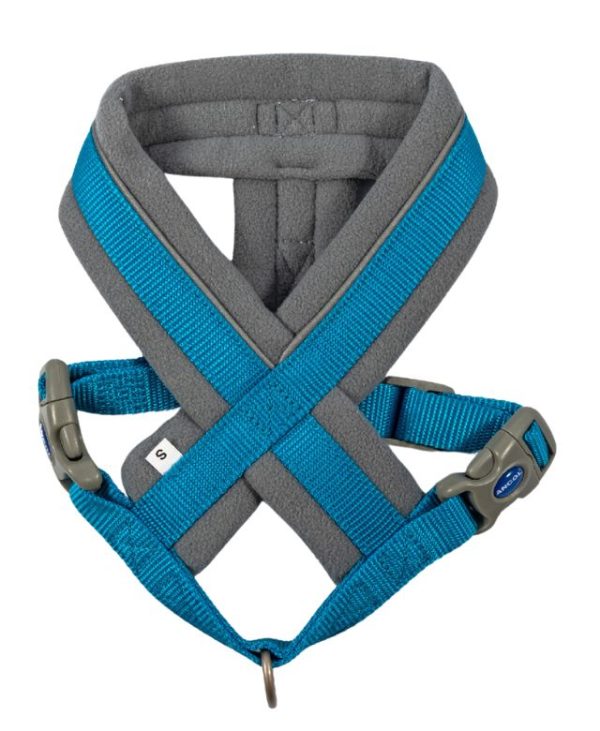 Ancol Viva Padded Harness Blue (S) 36-42cm- back