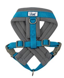 Ancol Viva Padded Harness Blue (S) 36-42cm- 5016646180575