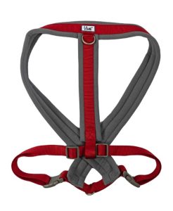 Ancol Viva Padded Harness Red (L) 52-71cm- 5016646180728