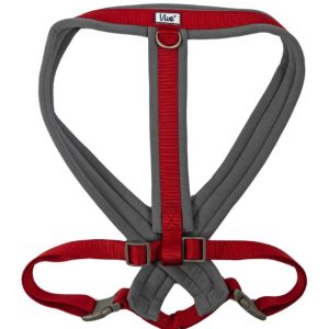 Ancol Viva Padded Harness Red (L) 52-71cm- 5016646180728