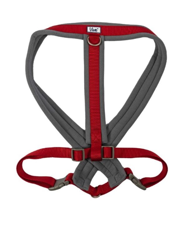 Ancol Viva Padded Harness Red XXL 97-130cm- 5016646180926