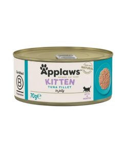 Applaws Natural Cat Food KITTEN Tuna Fillet Tinned Food - 70g - 5060333435240