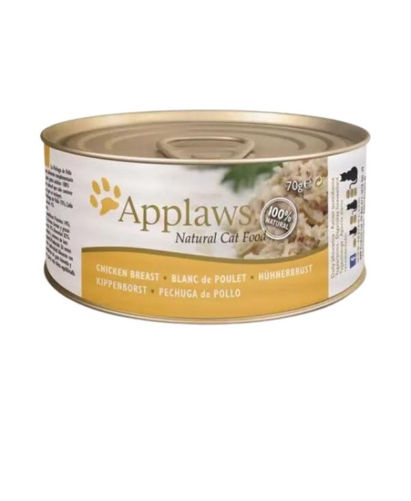 Applaws Natural Cat Food Tin Chicken Breast - 70g - 5060122490016