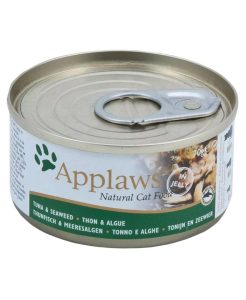 Applaws Tuna Fillet & Seaweed Tinned Cat Food - 70g - 5060122490405