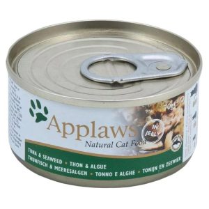 Applaws Tuna Fillet & Seaweed Tinned Cat Food - 70g - 5060122490405