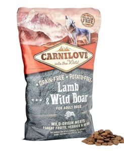 Carnilove Lamb & Boar Adult Dog Dry Food Grain Free 1.5KG - 8595602508983