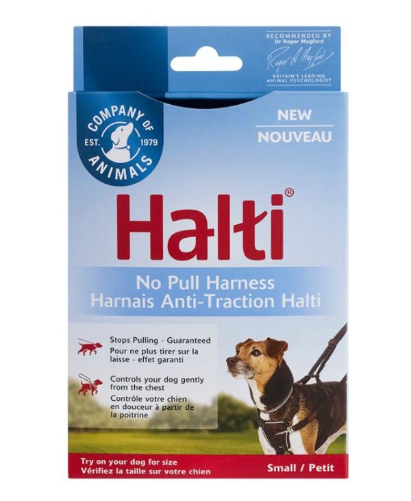 Halti Front Control Dog Harness Black & Red Small - 886284131209