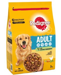 Pedigree Poultry and Vegetables Complete Adult Dog Dry Food 3kg - 4008429163517