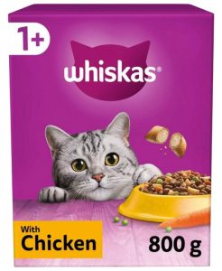 Whiskas 1+ Complete Chicken Adult Cat Dry Food - 800g - 5900951305740