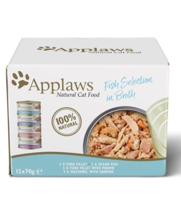 APPLAWS CAT MUTIPACK FISH - 5060333437381