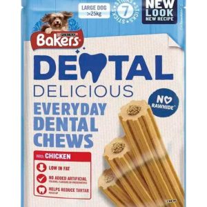 Bakers Dental Delicious Large Breed Treats Chicken - 270g - 7613032717841