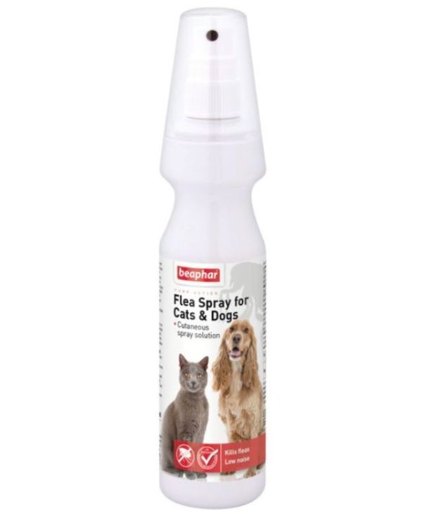 Beaphar Pump Flea Spray for Cats and Dogs - 150ml - 5021284190213