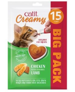 CATIT Creamy Treats Chicken & Lamb - 15Pk - 022517444566