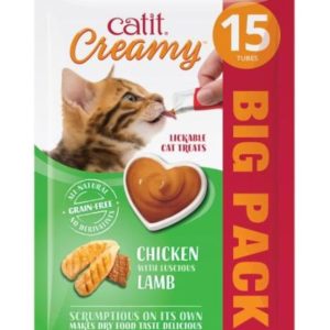 CATIT Creamy Treats Chicken & Lamb - 15Pk - 022517444566