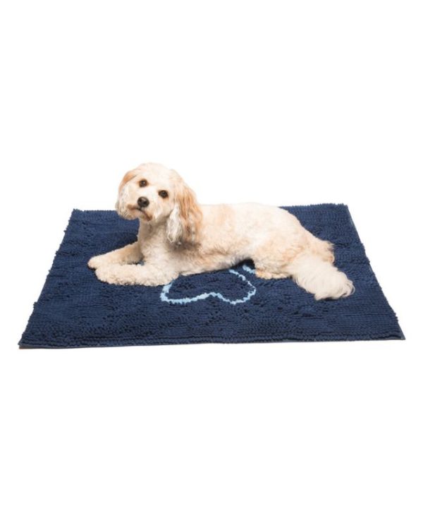 Dog Gone Smart Dirty Dog Doormat Blue - Large - 0849670010960