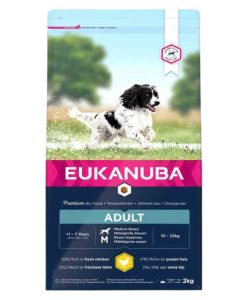 Eukanuba Medium Breed Adult Dry Dog Food - Chicken - 2kg- 8710255146102