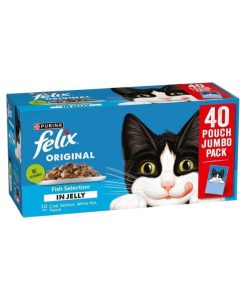 Felix Original Fish Selection In Jelly 40X85g - 8445291014879