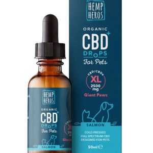 Hemp Heros Organic CBD+ for pets 2500mg XL - 5392000177994