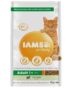 IAMS for Vitality Adult 1+ Lamb 1+ Dry Cat Food - 2kg- 8710255151748