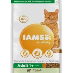 IAMS for Vitality Adult 1+ Lamb 1+ Dry Cat Food - 2kg- 8710255151748