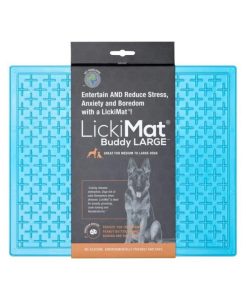 LICKIMAT BUDDY XL DOG TREAT MAT TURQUISE 25CM - 9349785005253