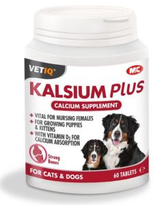 M&C VETIQ KALSIUM PLUS 60 TABLETS - 750826002800