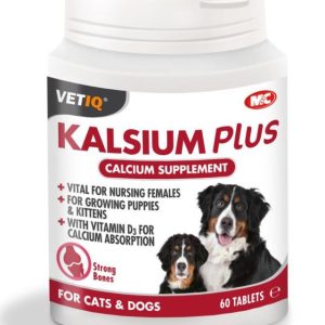 M&C VETIQ KALSIUM PLUS 60 TABLETS - 750826002800