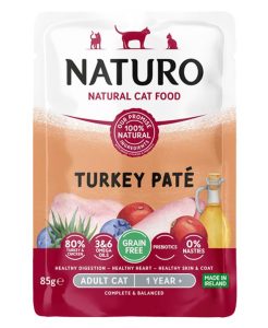 Naturo Cat Turkey Paté Pouch - 85g - 5010708885002