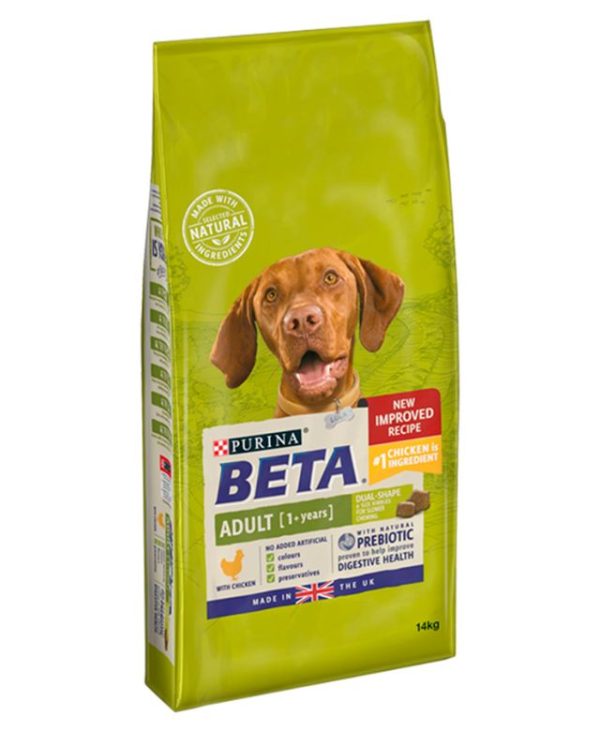 PURINA BETA Adult Dry Dog Food with Chicken -14kg- 7613034460493