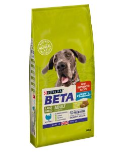 PURINA BETA Adult Large Breed Dry Dog Food with Turkey 14kg - 7613034460424