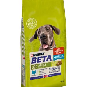 PURINA BETA Adult Large Breed Dry Dog Food with Turkey 14kg - 7613034460424