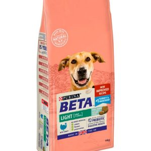 PURINA BETA Adult Light Dry Dog Food with Turkey 14kg - 7613034460400