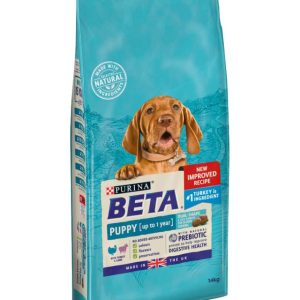 PURINA BETA Puppy Dry Dog Food with Turkey & Lamb 14kg - 7613036470247