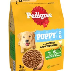 Pedigree Complete Puppy Dog Dry Food with Poultry & Vegetables 3kg - 4008429163289