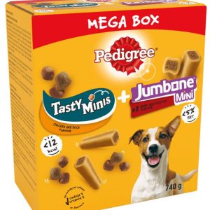 Pedigree Tasty Minis & Jumbone Adult Small Dog Treats Mega Box 740g - 4008429127670