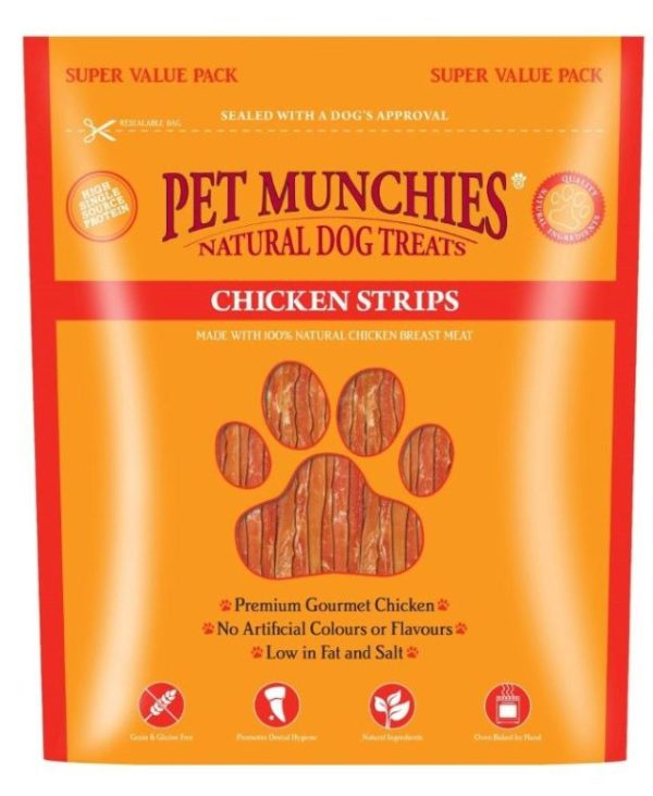 Pet Munchies Chicken Strips Value Pack - 320G - 5060183831490