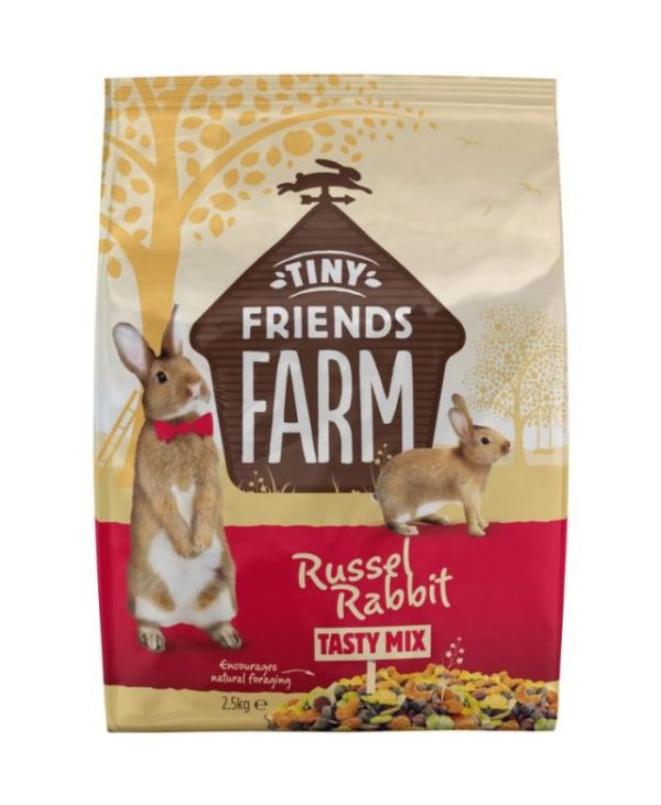 Tiny Friends Farm Russel Rabbit Original Tasty Mix - 2.5Kg - 730582000623