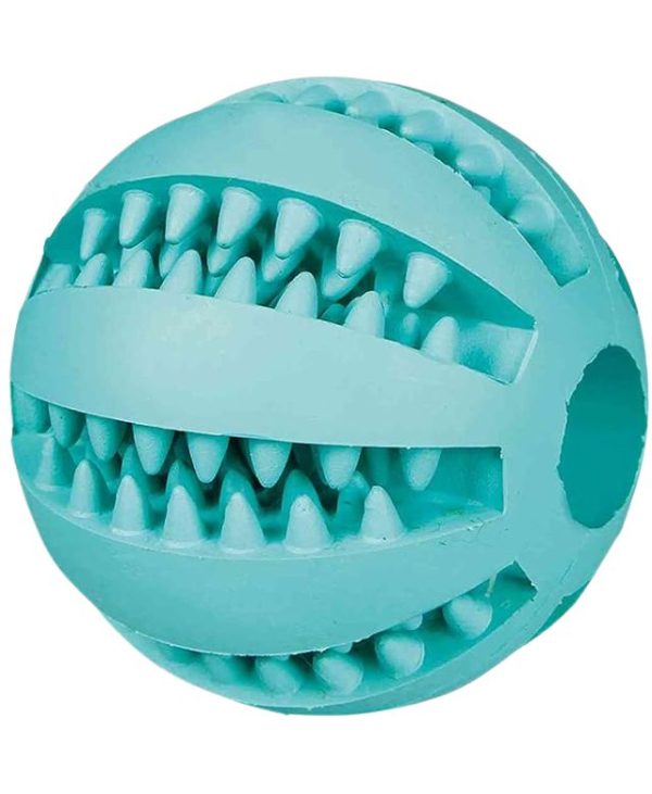 Trixie Denta Fun Natural Rubber Mint Flavour Ball - 5 cm - 4047974032596