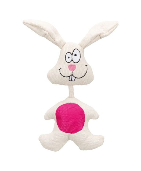 Trixie Fabric Bunny for Dogs with Sound Cream & Pink - 29cm - 4011905358697