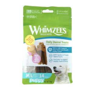 Whimzees Puppy Daily Dental Treats Medium and Breed - 14 Pack - 8718627755181