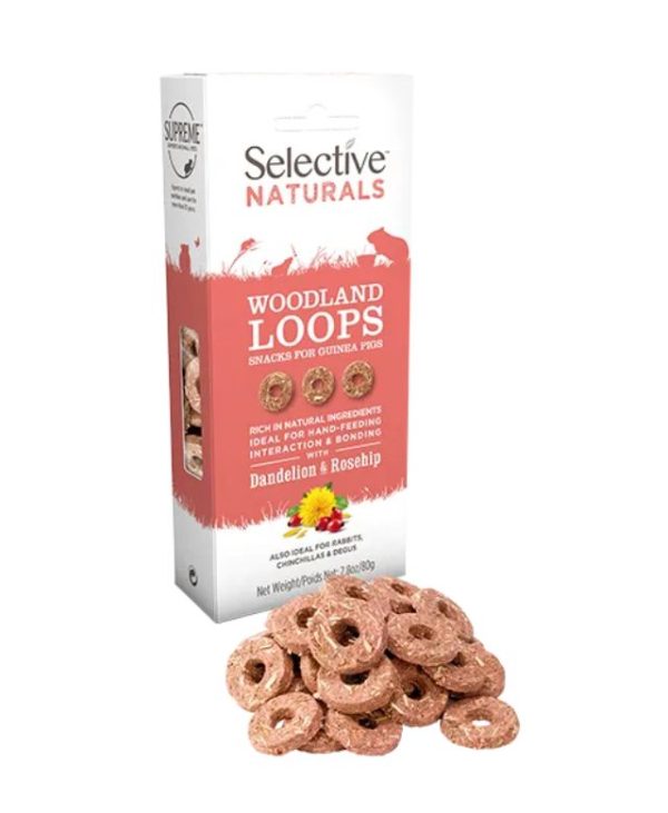 Selective Naturals Guinea Pig Woodland Loops - 80g