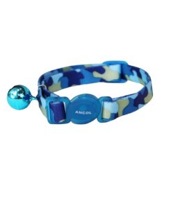 ANCOL Cammo Safety Cat Collar Blue