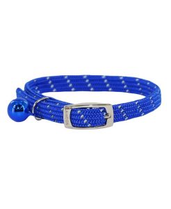 ANCOL Softweave Reflective Elastic Cat Collar Blue