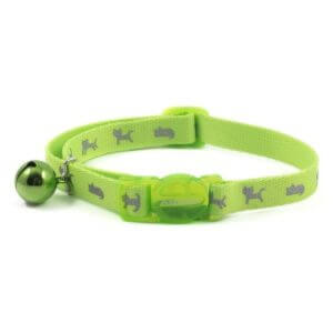 Ancol High Vis Cat Collar Green- 5016646670731