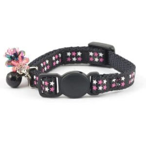 Ancol Kitten Safety Star Luxury Collar Black - 5016646673114