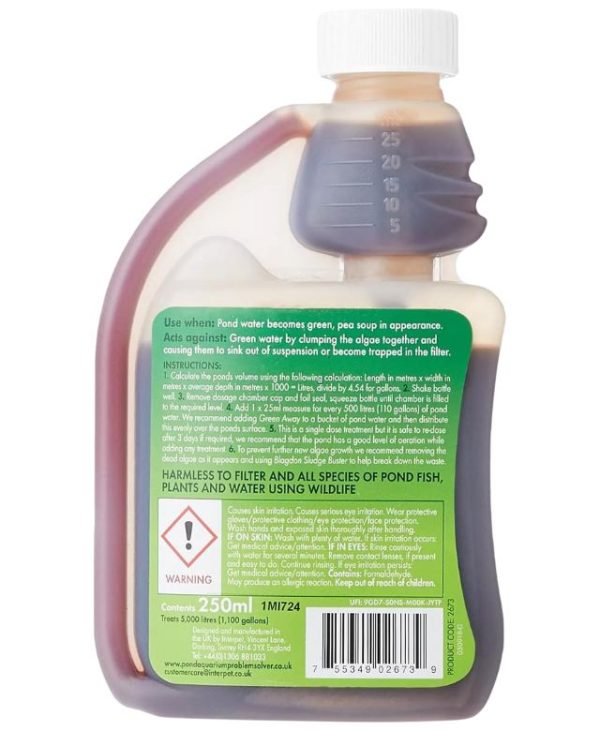 Blagdon Green Away Pond Water Treatment - 250ml